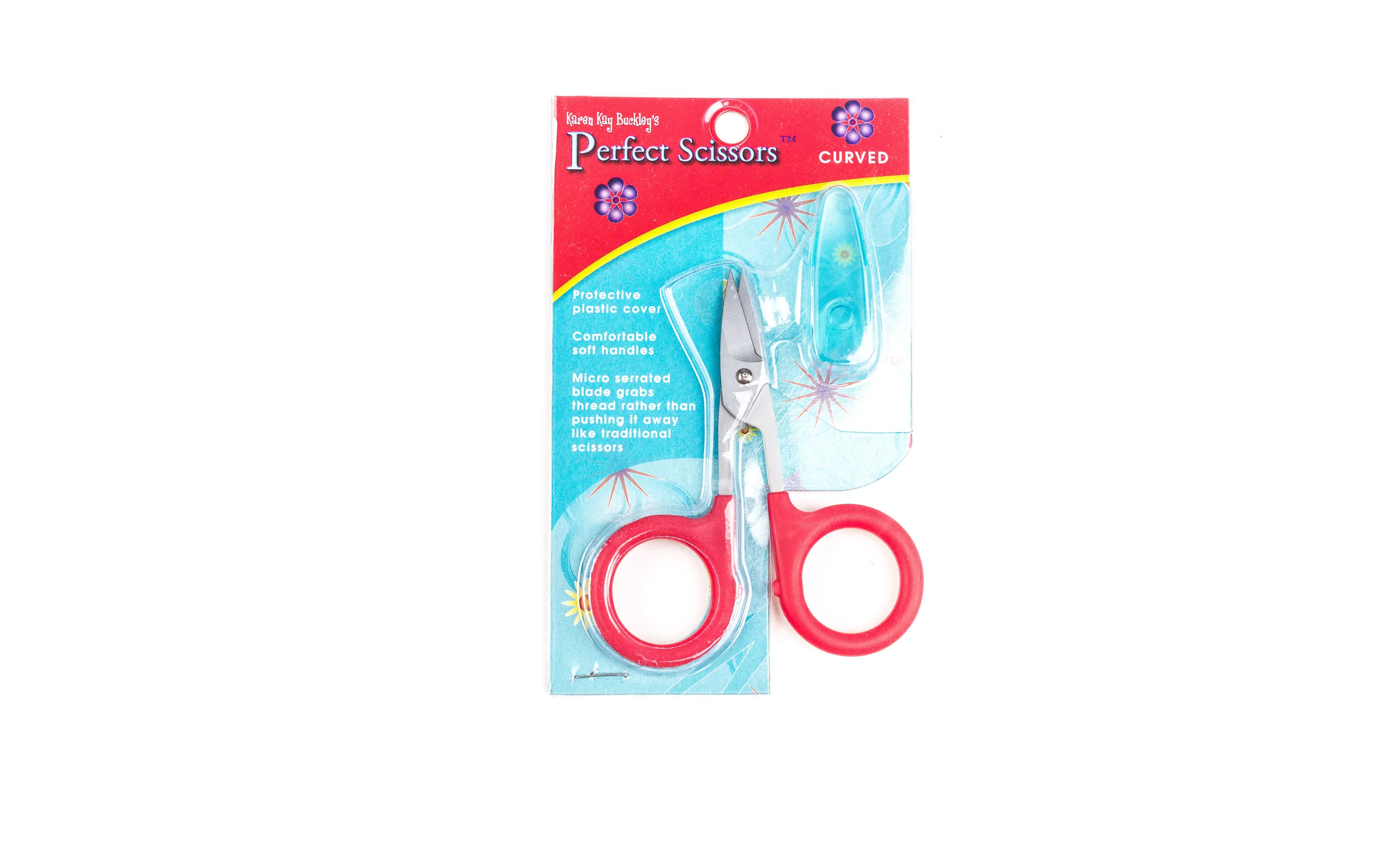 4 Curved Serrated Scissors