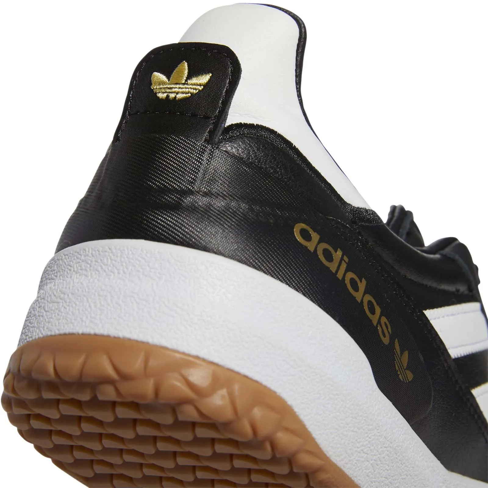 Adidas Copa Nationale Skate Shoes - Core Black/Cloud White/Gold Metallic