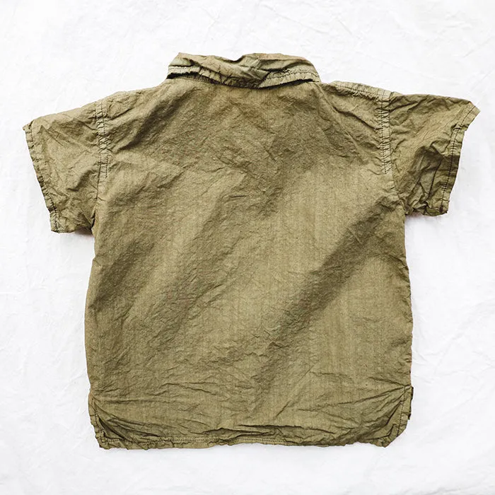 Album Di Famiglia Baby And Child Marti Shirt Khaki Green