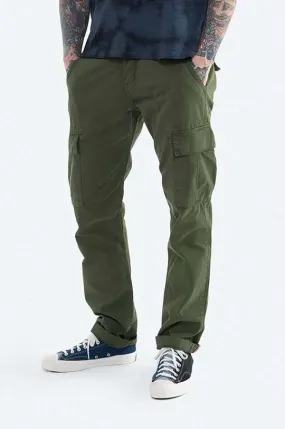 Alpha Industries cotton trousers Agent Pant green color 158205.142