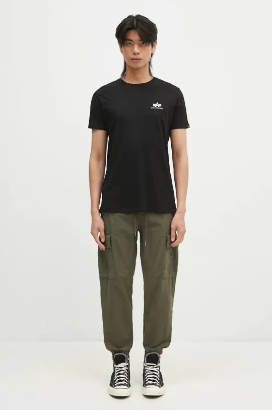 Alpha Industries cotton trousers green color