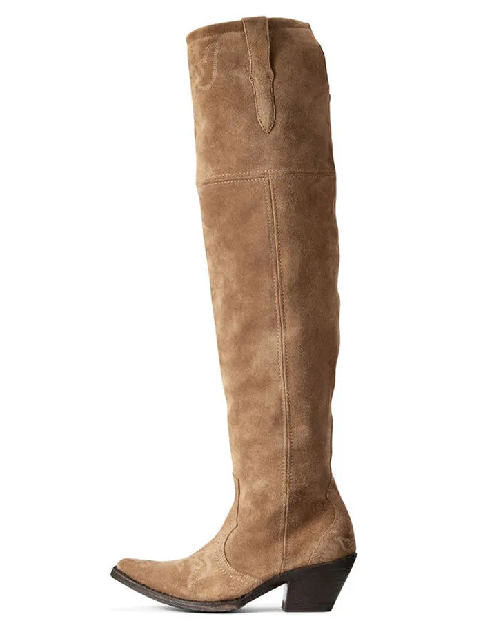 Ariat 10029674 Womens Pandora Western Boot Dijon Suede