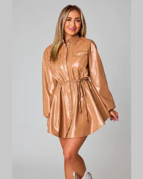 Ariella Button Up Mini Dress