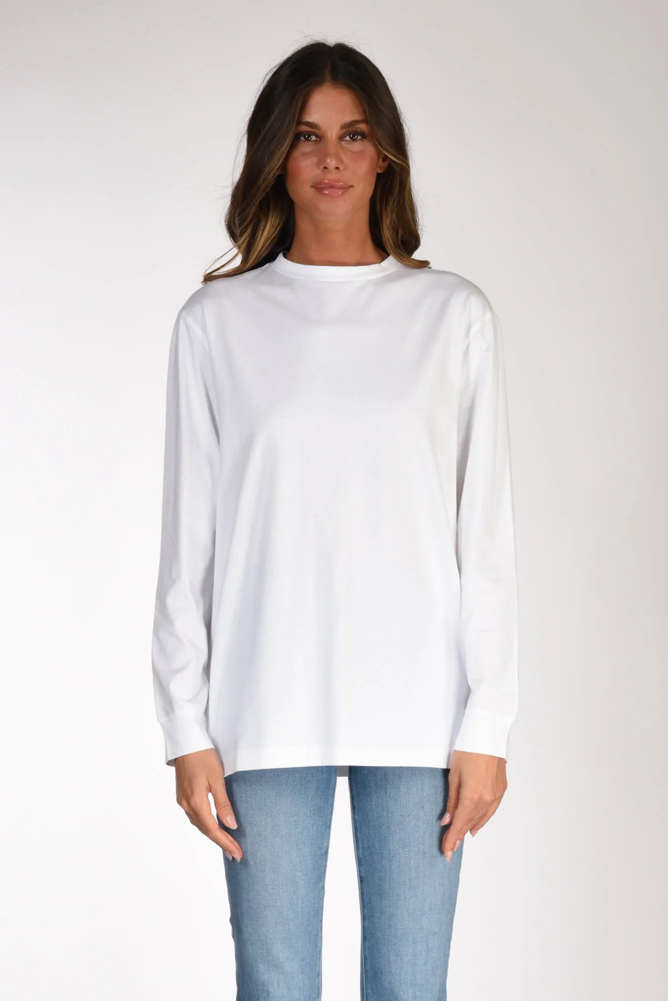 Aspesi T-shirt Over Bianco Donna