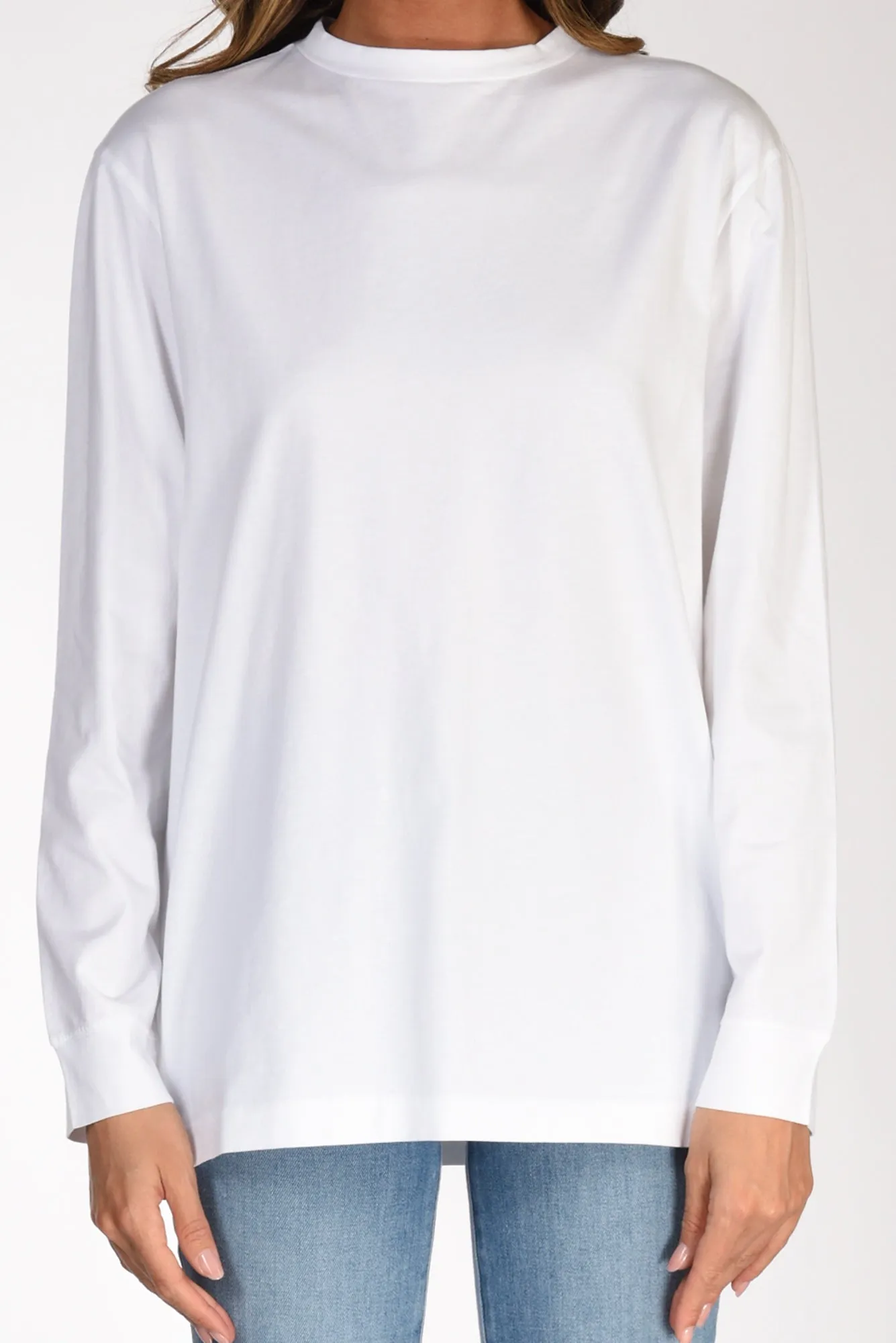 Aspesi T-shirt Over Bianco Donna