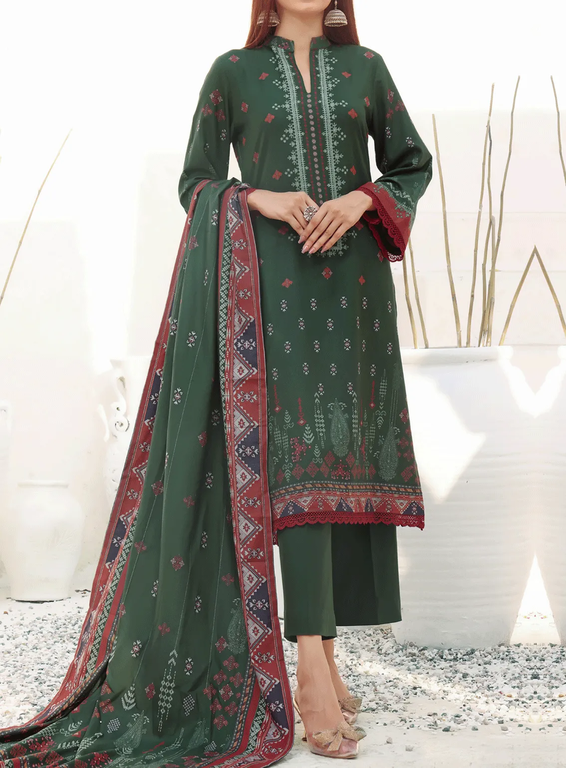 Ayesha Alishba By VS Textile Printed Marina Unstitched 3 Piece Suit - 29