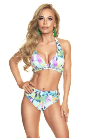 Bahia print Bathing suit top