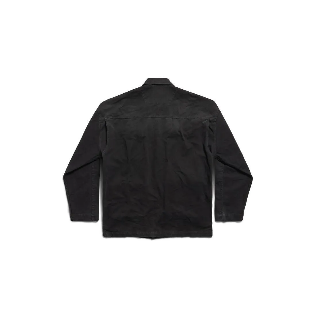 BALENCIAGA  |Men's Bb Corp Cargo Shirt Large Fit in Black