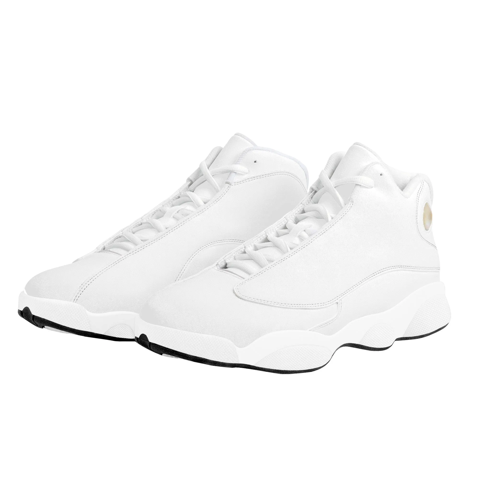 Basketball Kicks - Triple White