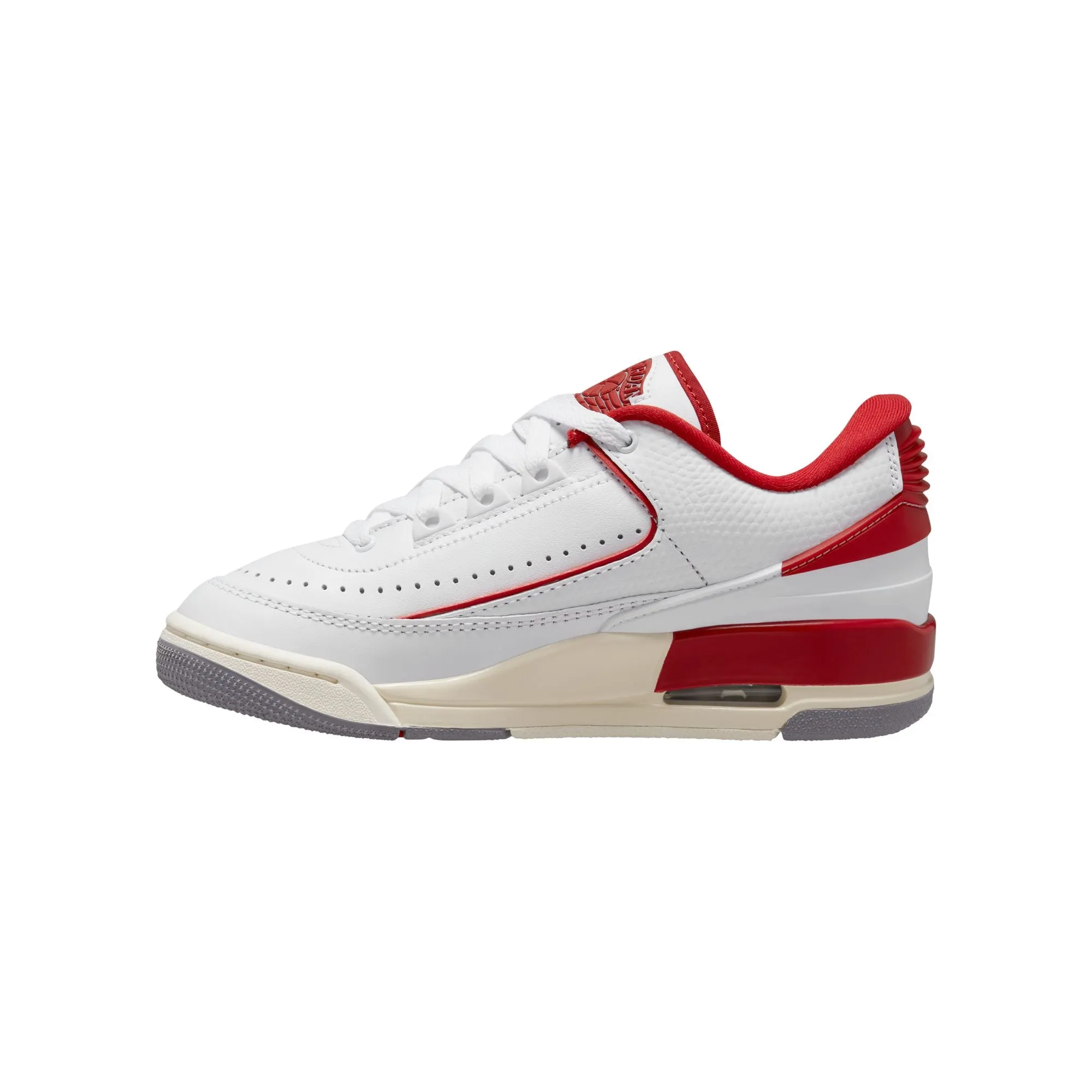 Big Kid's Jordan 2/3-WHITE/VARSITY RED-SAIL-CEMENT GREY