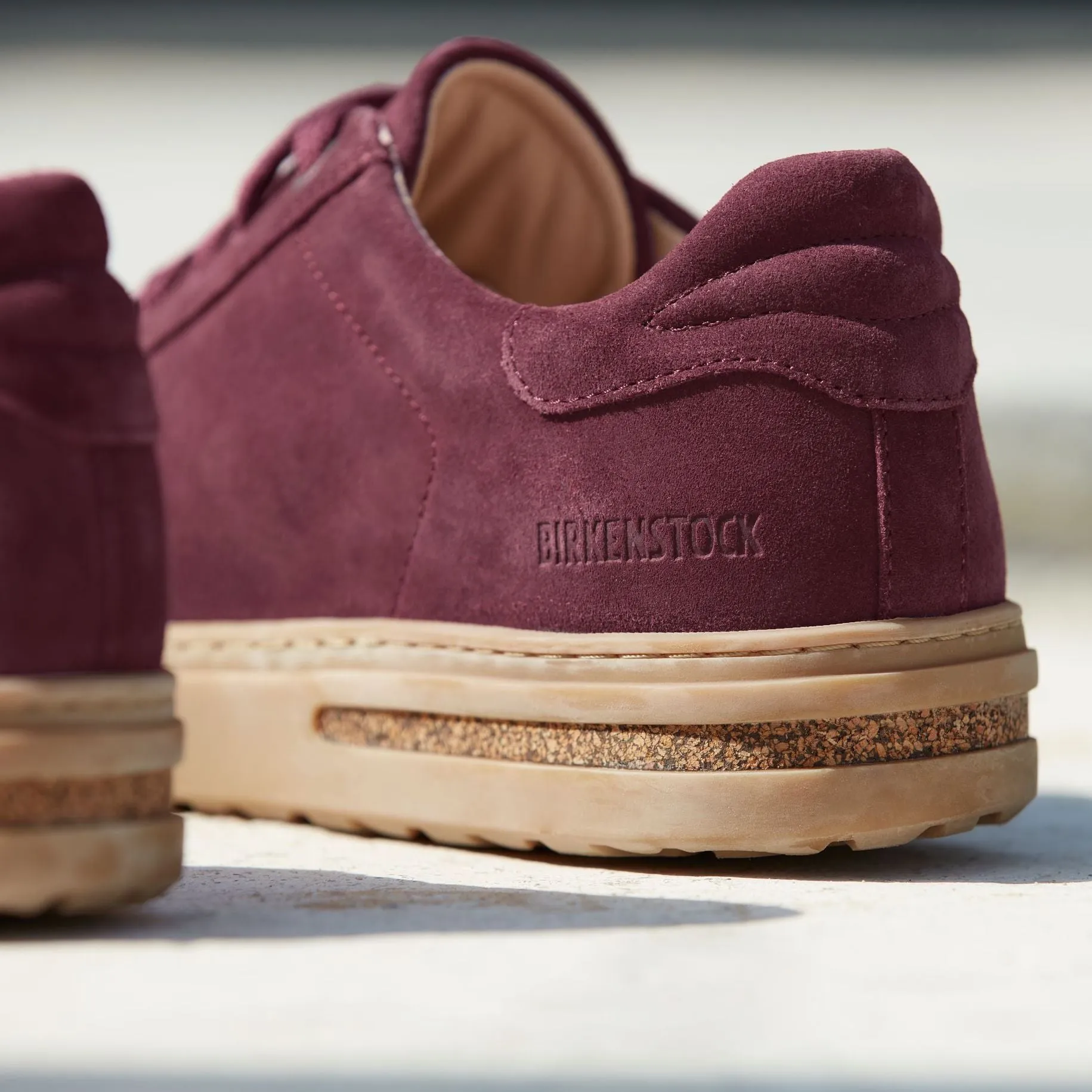 Birkenstock Limited Edition Bend Low maroon suede