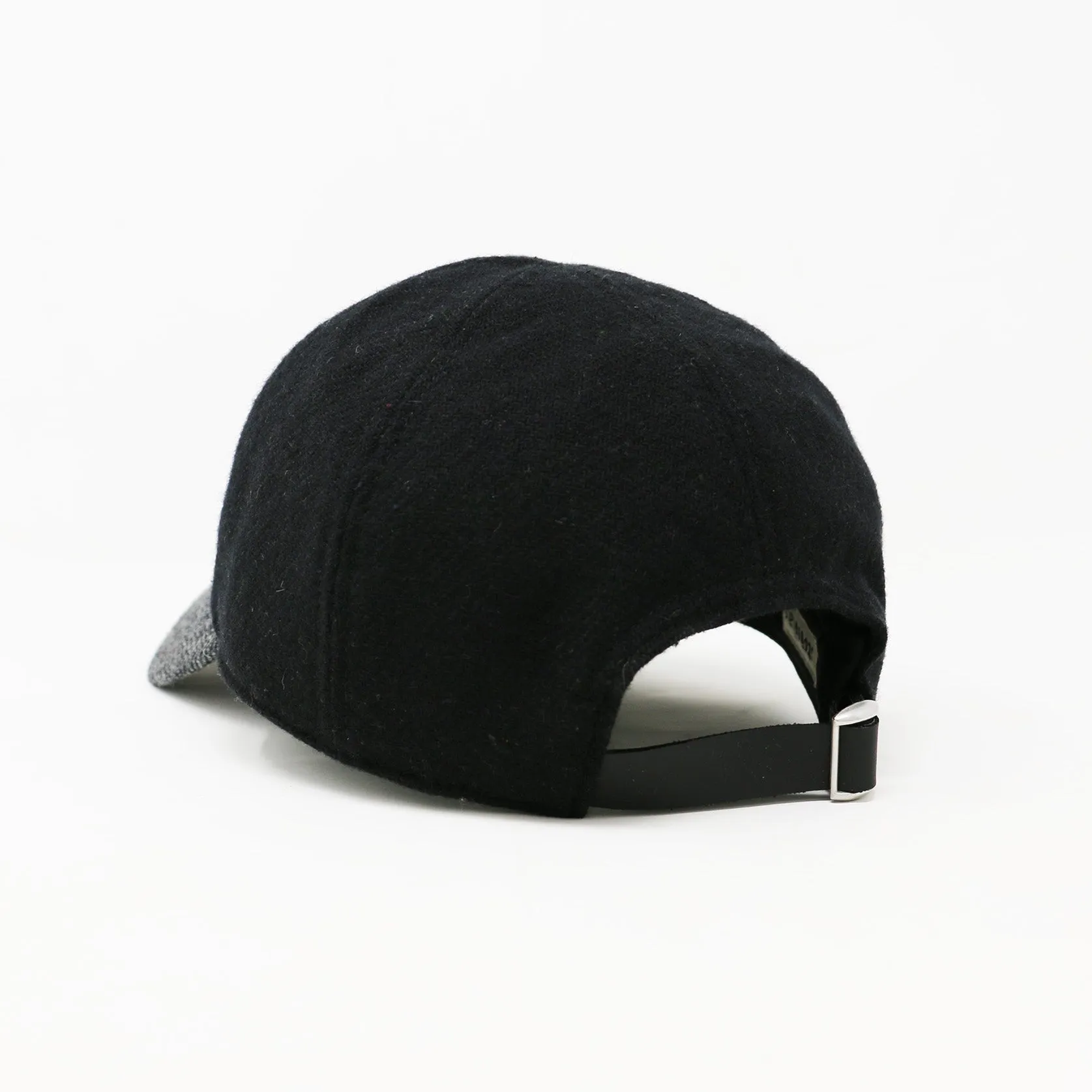 Black & Herringbone 6-Panel