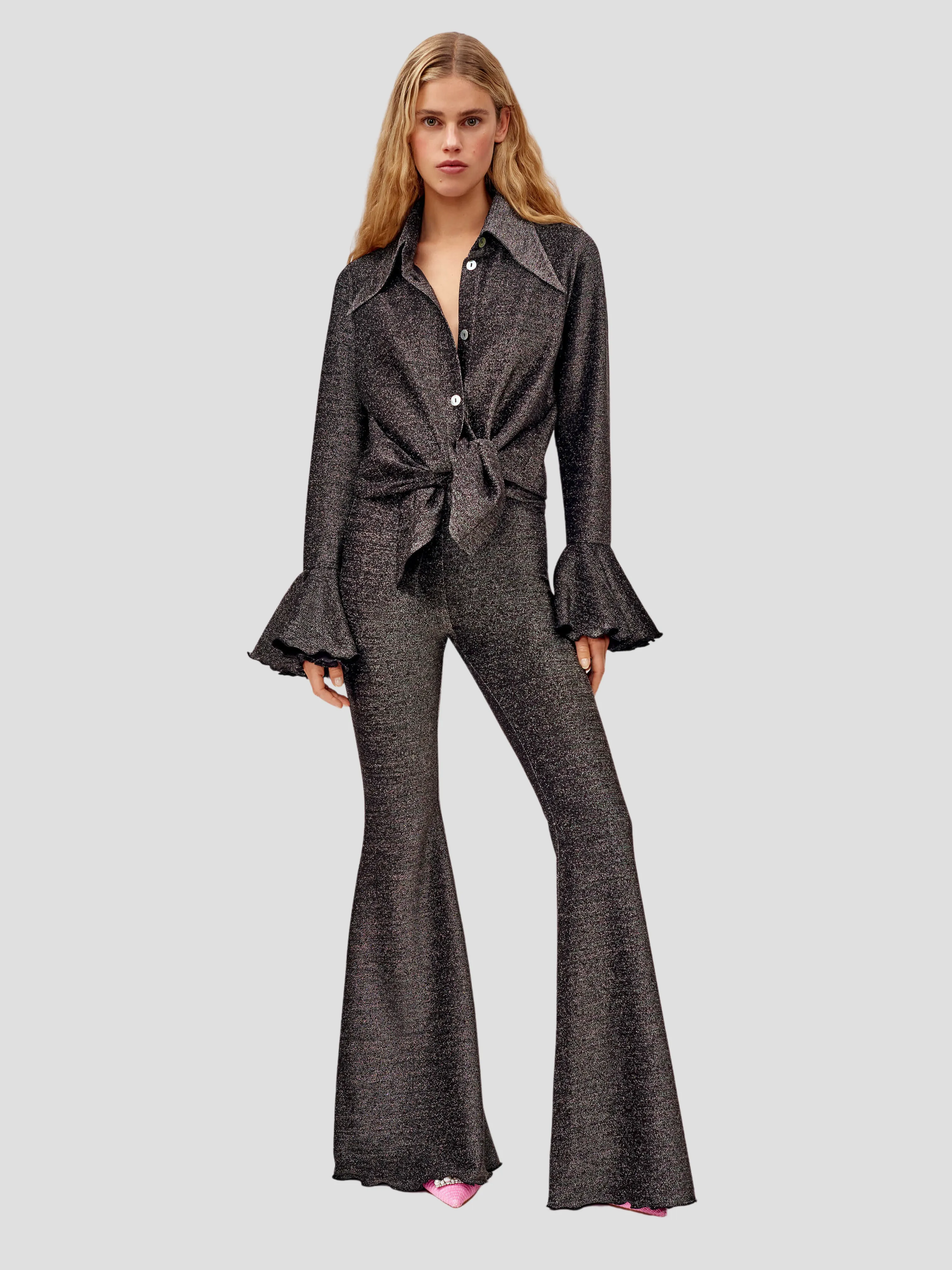 Black Lounge Suit w/ Pant