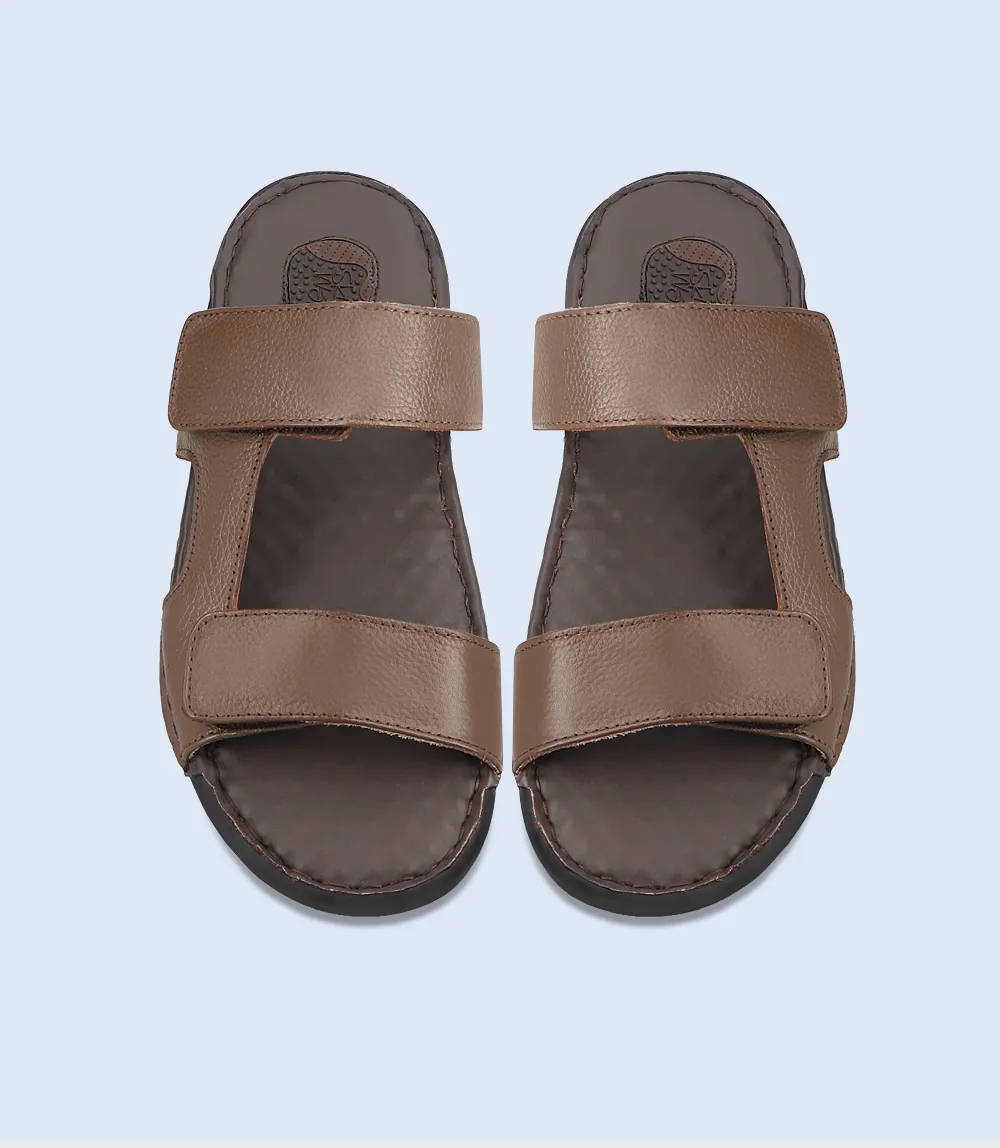 BM4858-KASTANI-Men Comfort Slipper