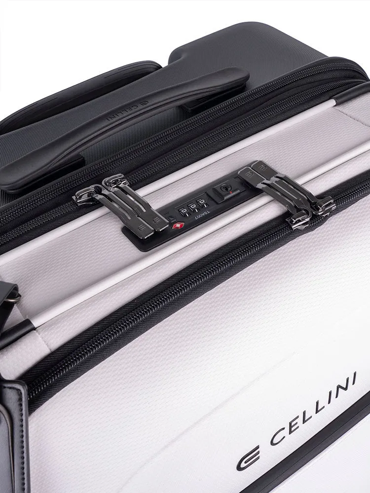 Cellini Pro X 4 Wheel Trolley Case White