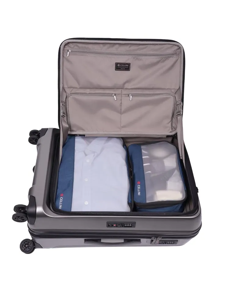 Cellini Tri Pak Trolley Case Green