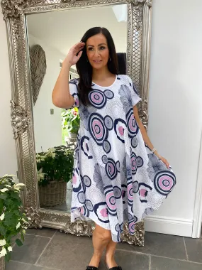 Circular Design Floral Flo Dress Morgan