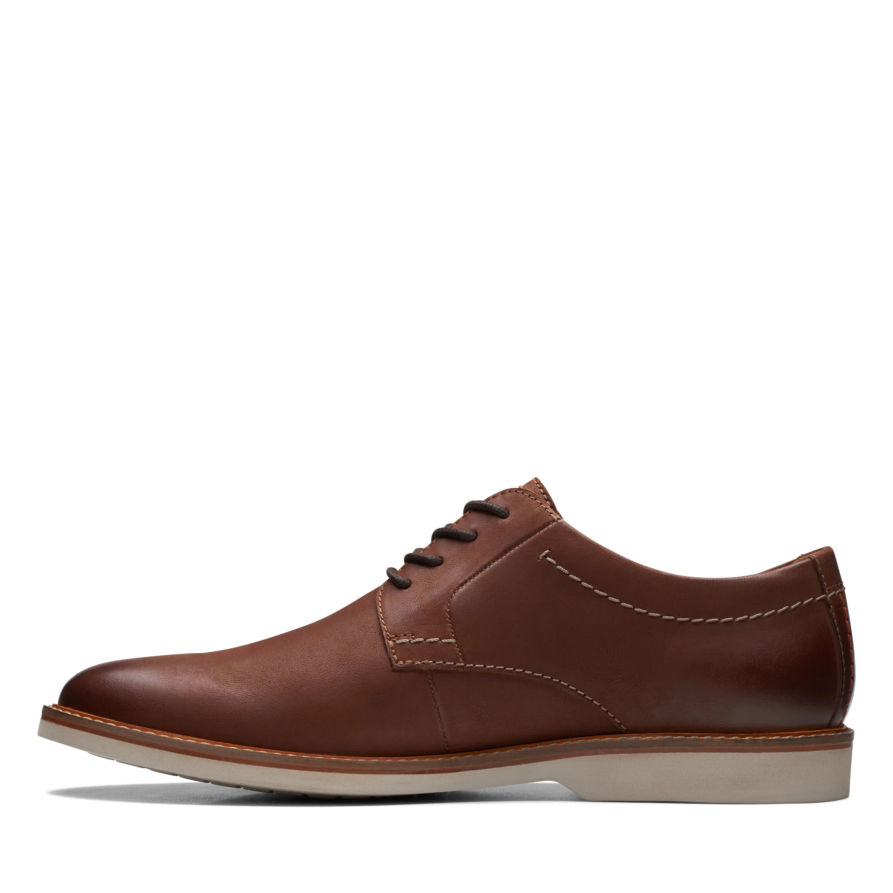 CLARKS | ZAPATOS CASUAL HOMBRE | ATTICUS LTLACE DARK TAN LEA | MARRN