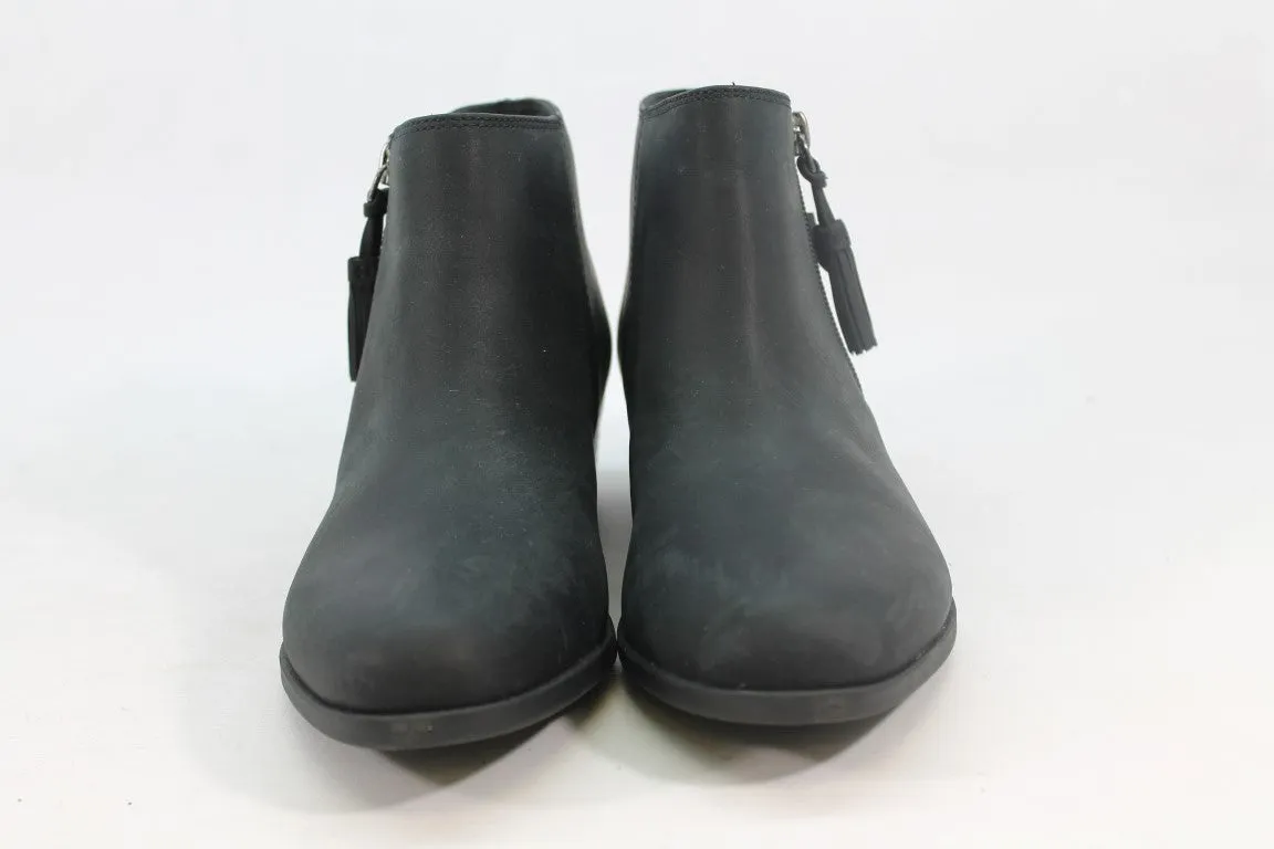 Clarks Addiy Terri Women's Black Boots 7.5M(ZAP7033)