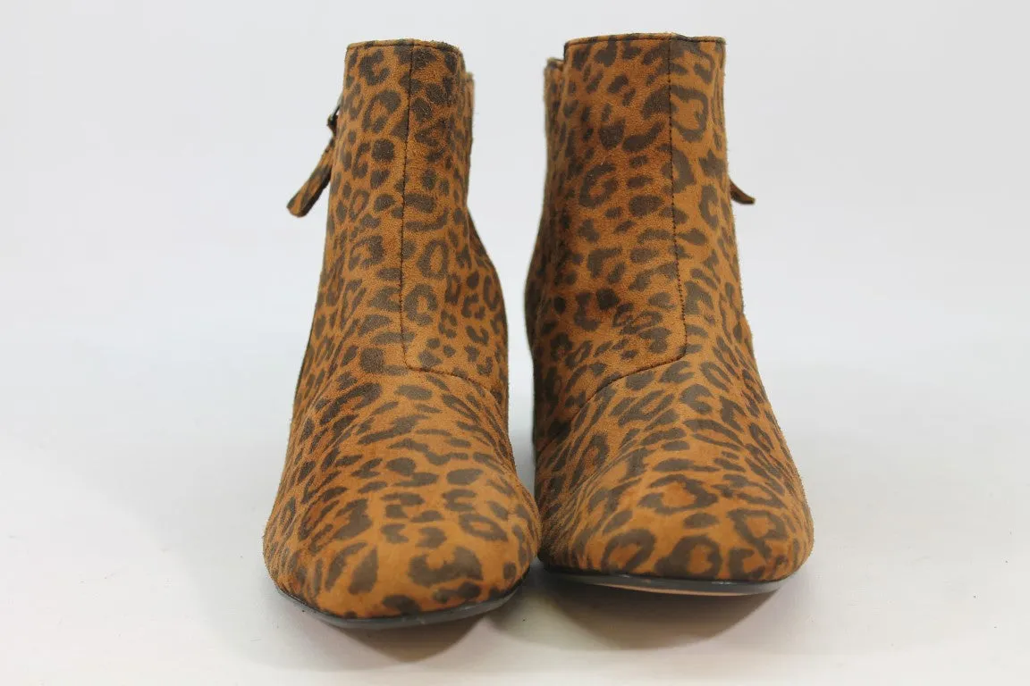 Clarks Marilyn Women's Brown Leopard Boots 6.5M(ZAP13749)