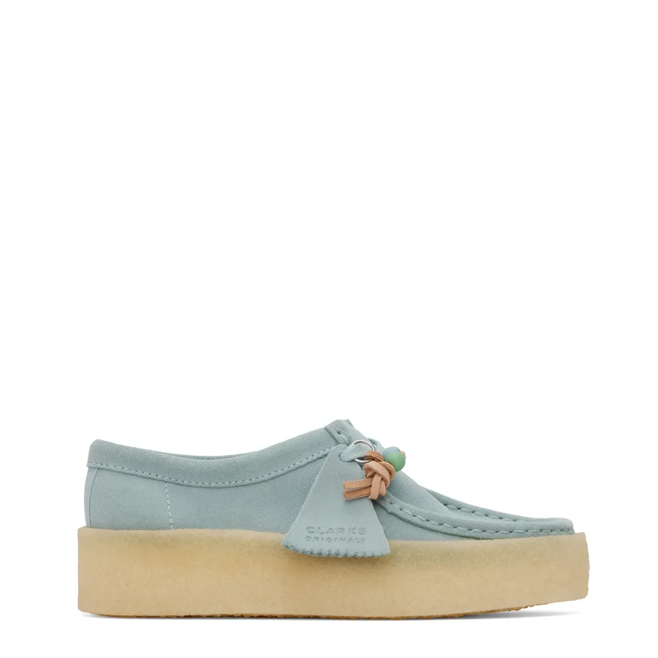 Clarks Originals Womens Wallabee Cup Blue Suede