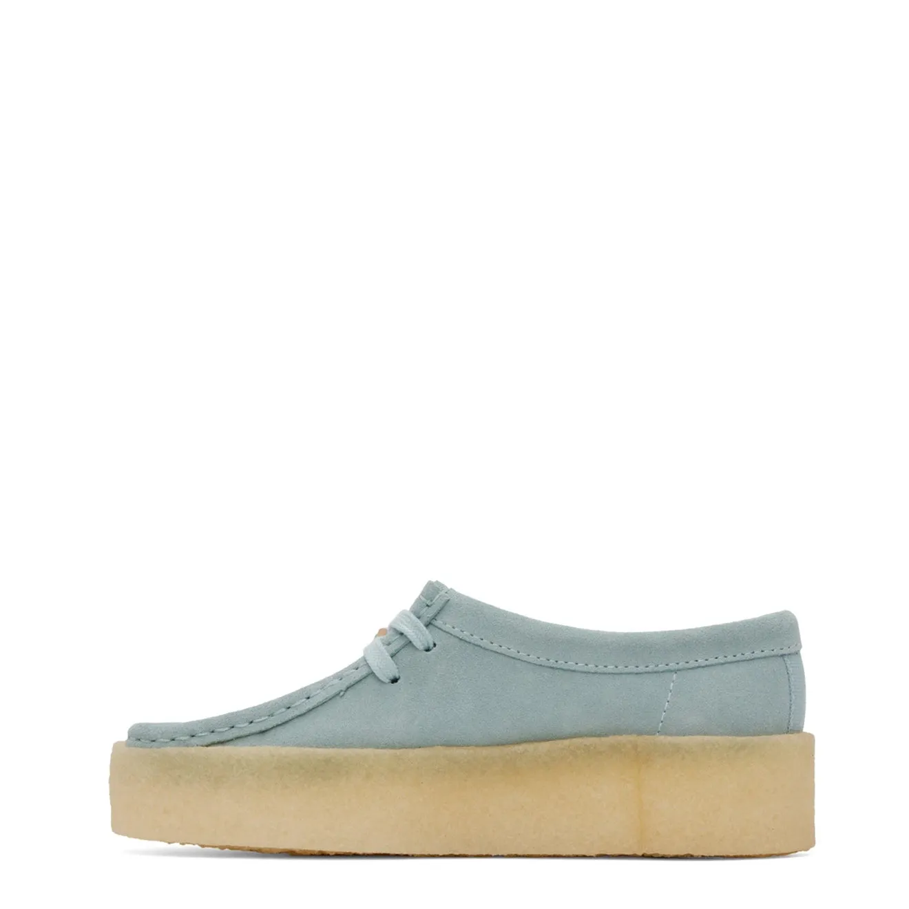 Clarks Originals Womens Wallabee Cup Blue Suede