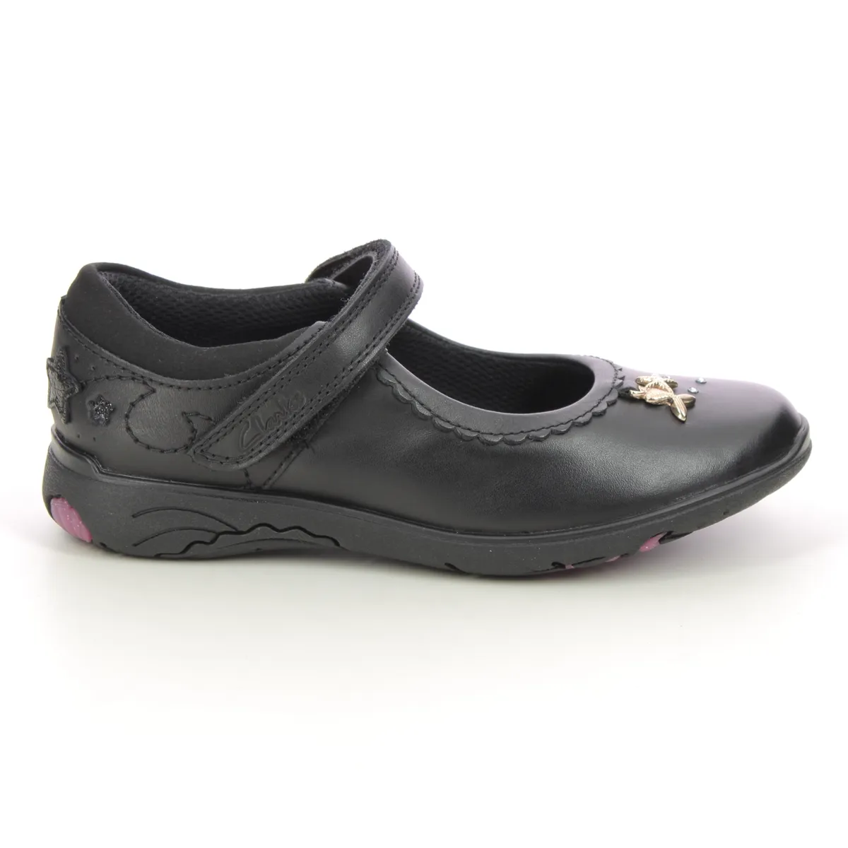 Clarks - Relda Sea K Mary Jane 261722407g - G Fit (black Leather)