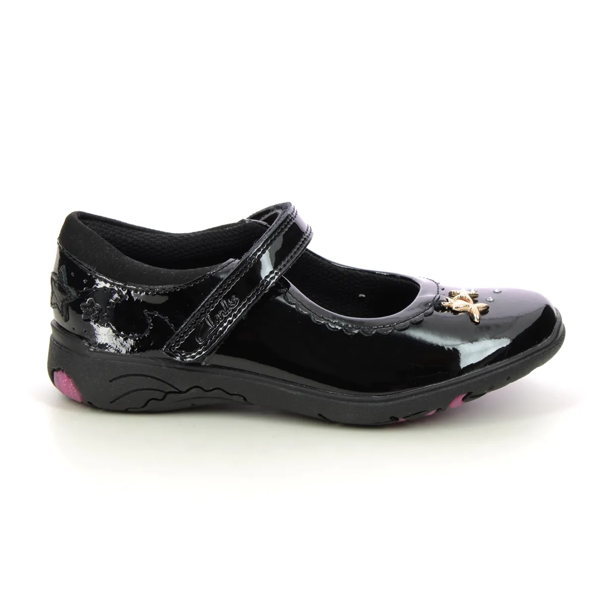 Clarks - Relda Sea K Mary Jane 261722418h - H Fit (black Patent)