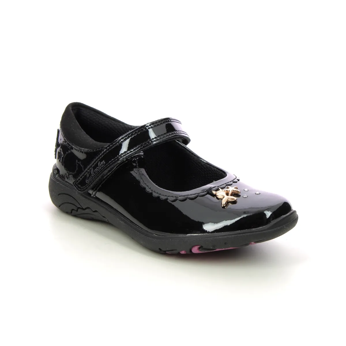 Clarks - Relda Sea K Mary Jane 261722418h - H Fit (black Patent)