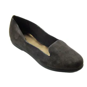 Clarks Women's Dark Brown/Black Suede Greely Harper Slip-On Low Heels