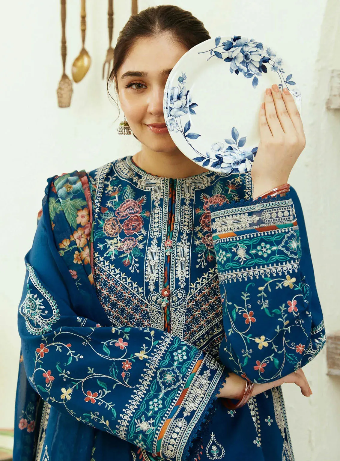 Coco By Zara Shahjahan Embroidered Jacquard 3 Piece Unstitched Suit CZS24E D-01 SEHER