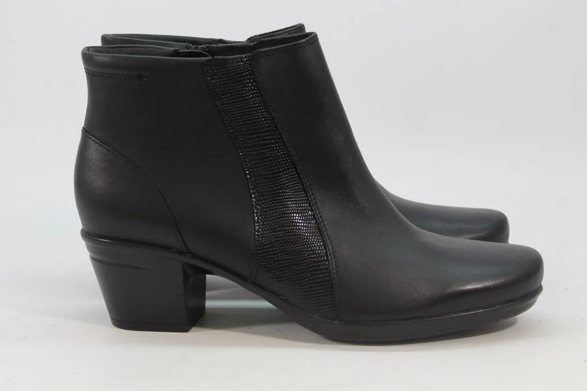 Colletctio By Clarks Emslie Women's Black Boots 9.5M(ZAP13224)