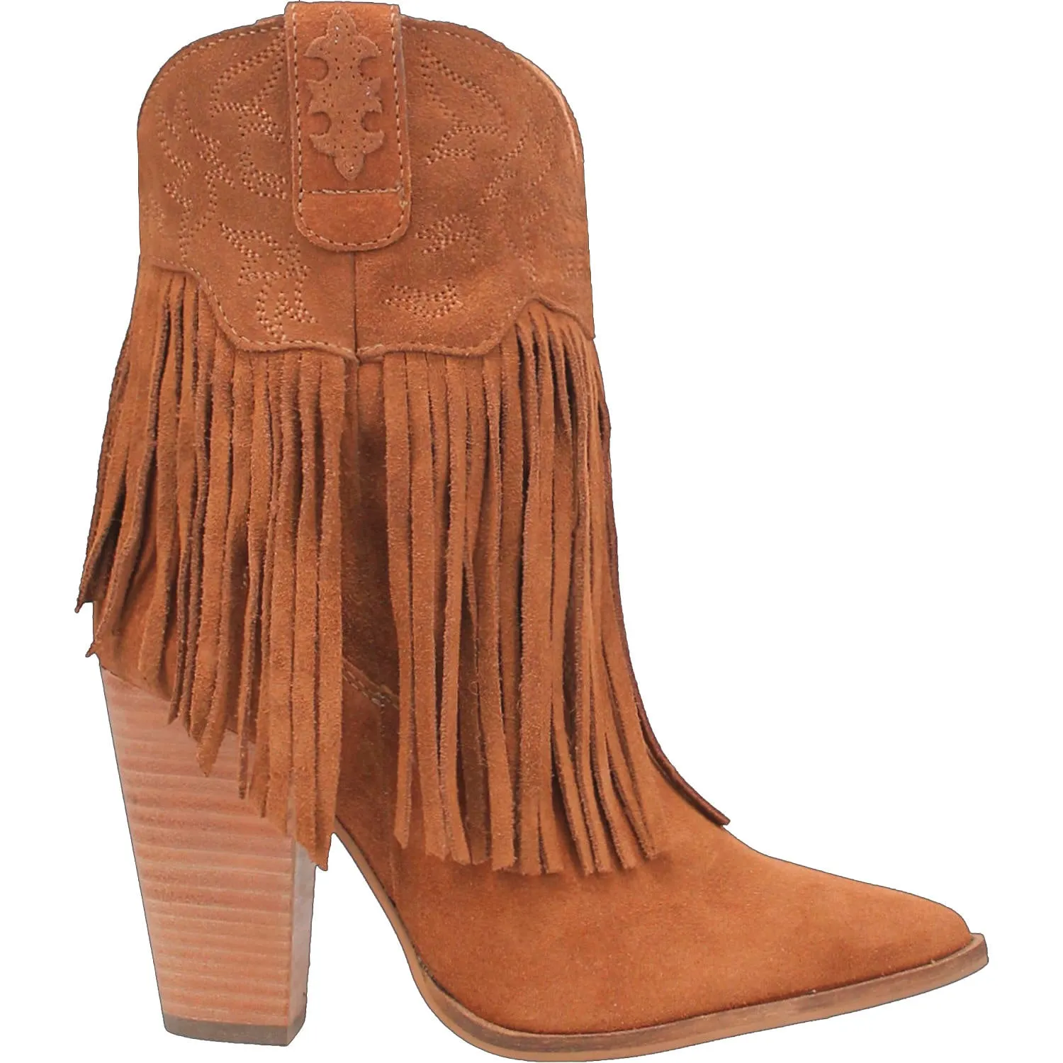 Crazy Train Camel Fringe & Leather Boots (DS)