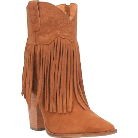 Crazy Train Camel Fringe & Leather Boots (DS)