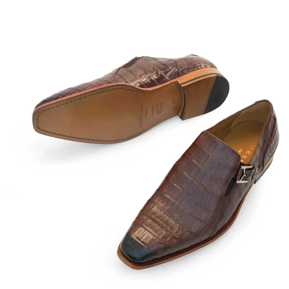 CROCODILE GORE MONK STRAP