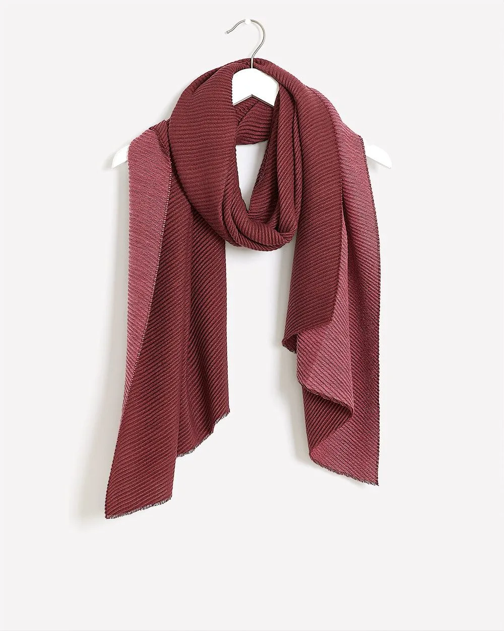 Diamond Pleat Light Scarf