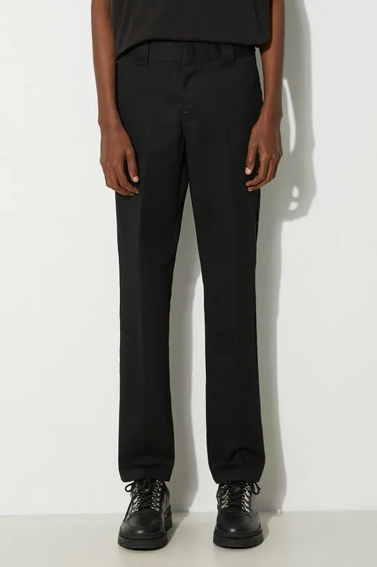 Dickies trousers men's black color