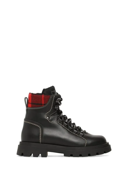 Dsquared2   Leather snow boots 