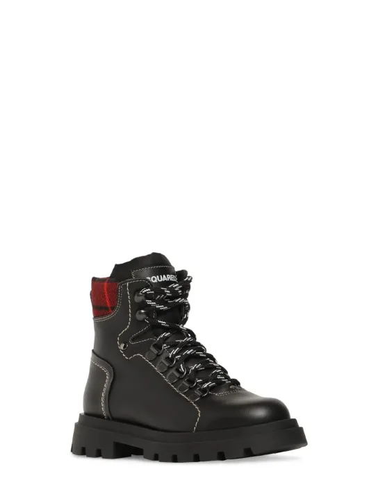 Dsquared2   Leather snow boots 