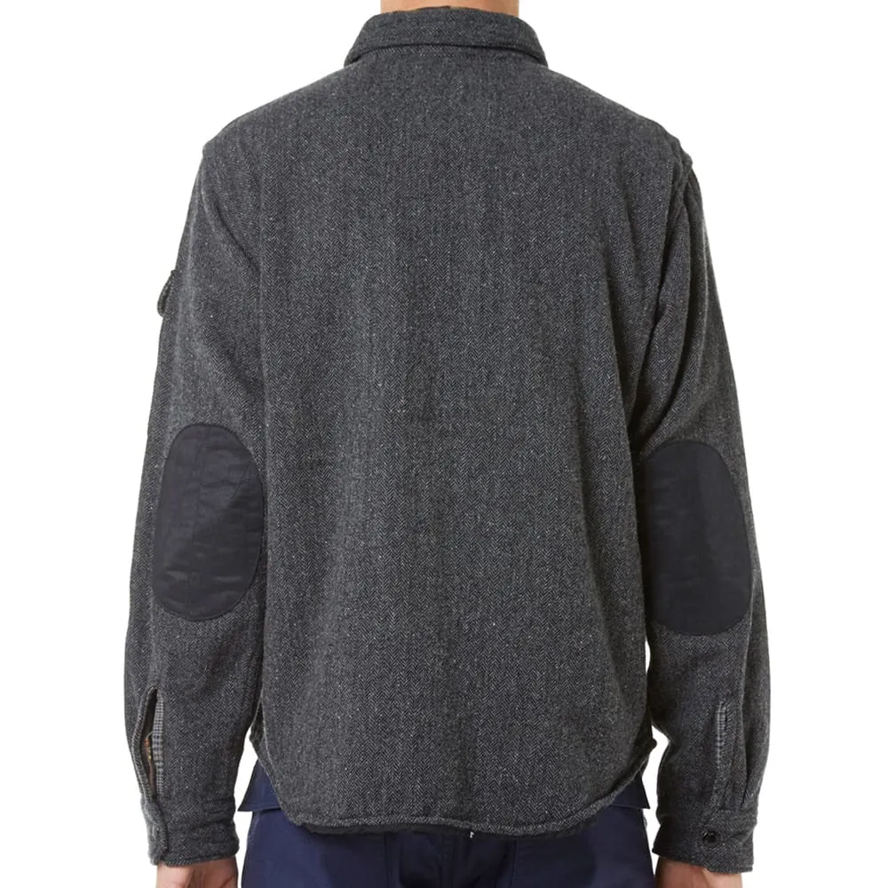 Engineered Garments CPO Shirt JacketGrey 13oz Wool Herringbone