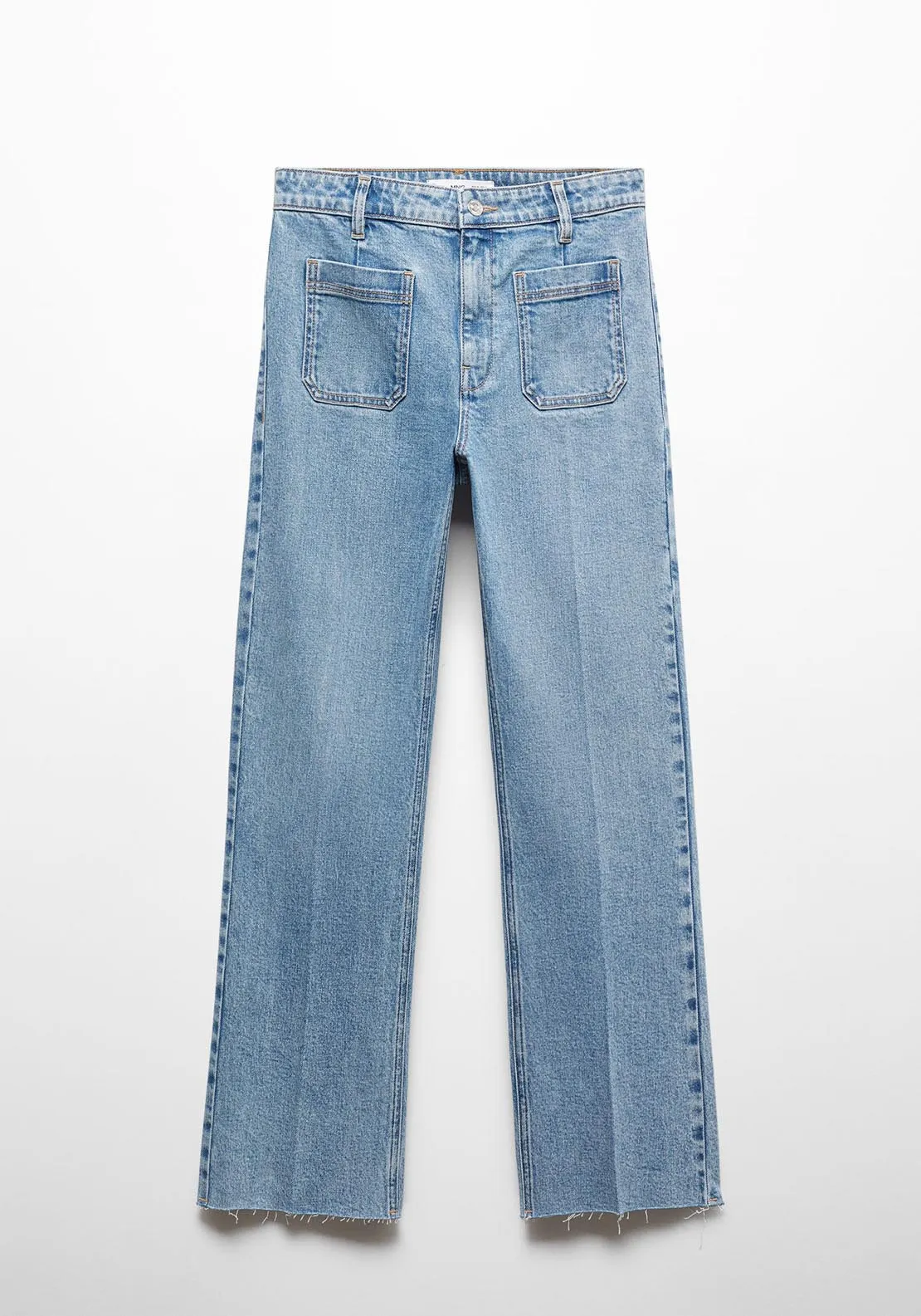 Flared jeans with pocket