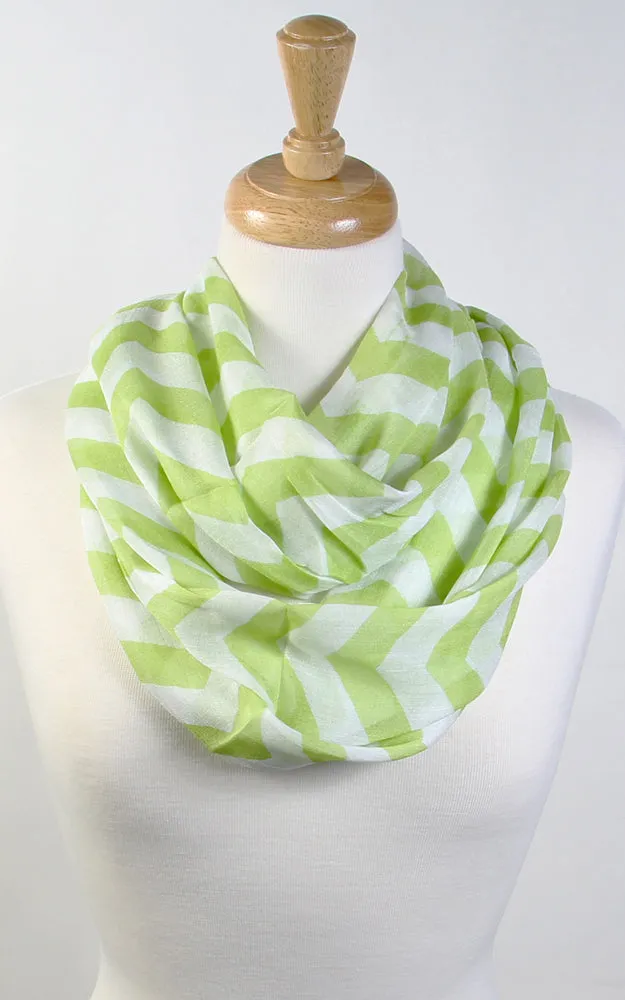 GCC067 Chevron pattern Infinity Scarf