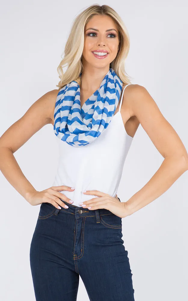 GCC067 Chevron pattern Infinity Scarf