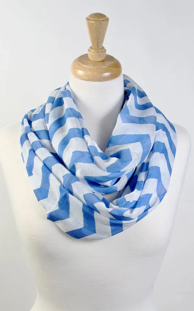 GCC067 Chevron pattern Infinity Scarf