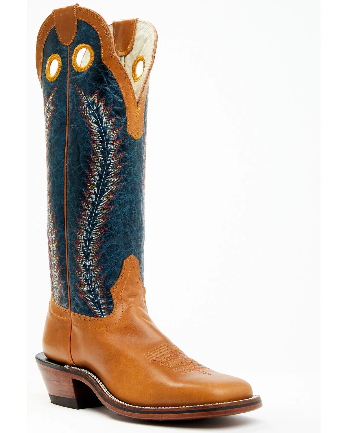 Hondo Boots Men's Crazy Horse Western Boots - Broad Square Toe