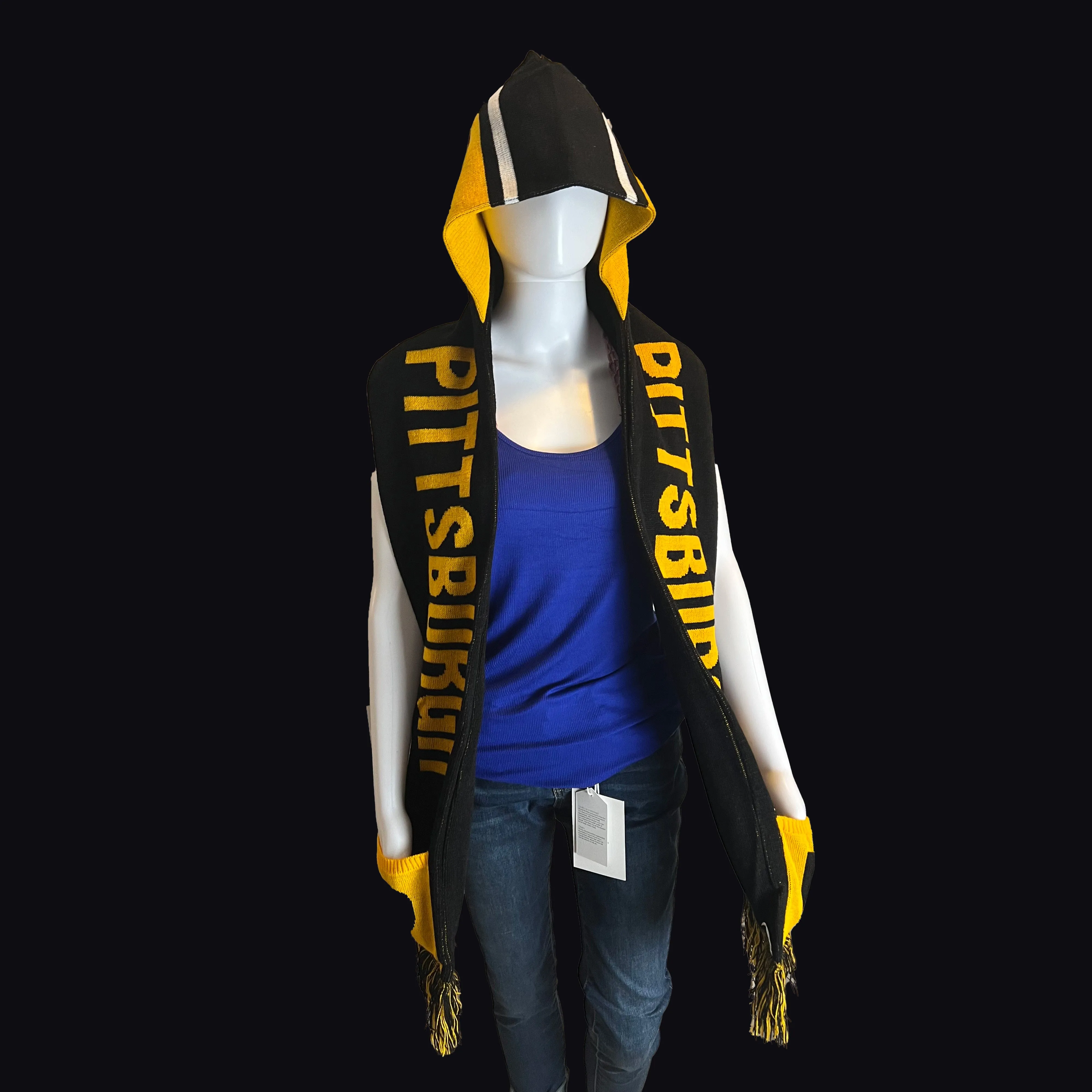 Hooded Pocket Scarf