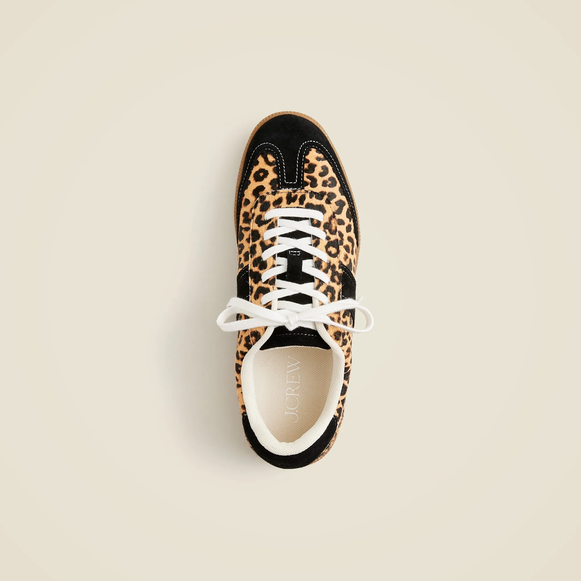 J.Crew field sneakers in calf hair