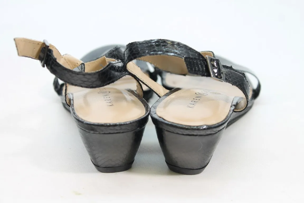 Karen Scott Carmeyy Women's Black Sandals 7M(ZAP15335)