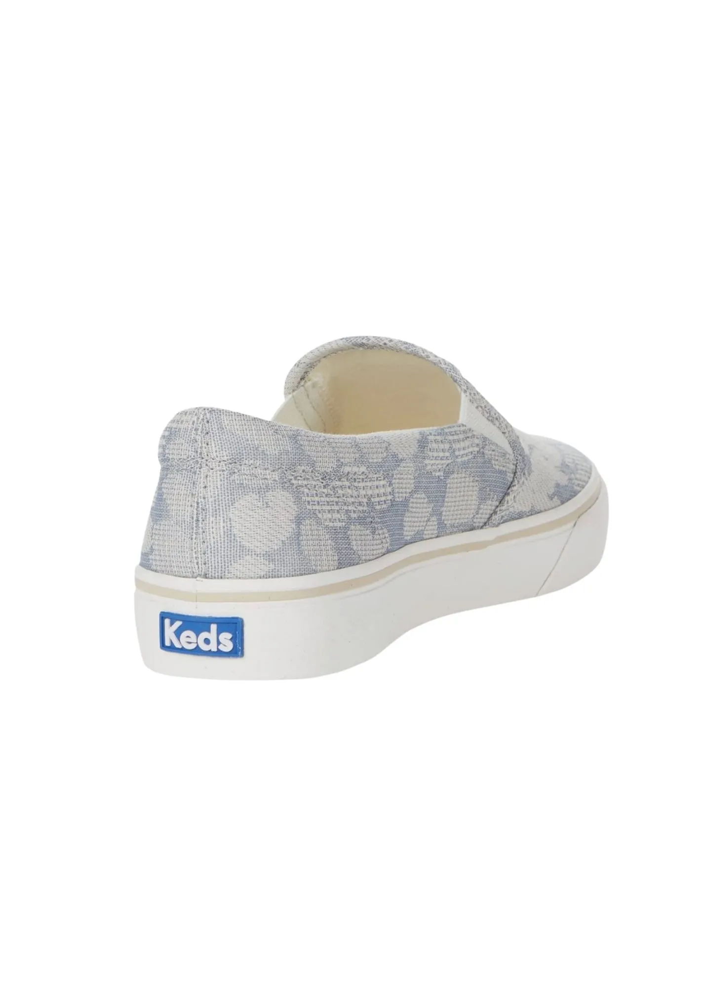 Keds Jump Kick Slip on Leopard Chambray Shoe - FINAL SALE