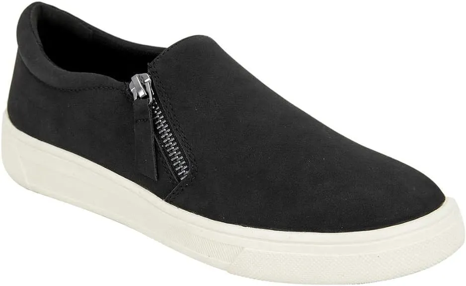 Kensie Women's Soren Slip_on Sneaker Side Zipper